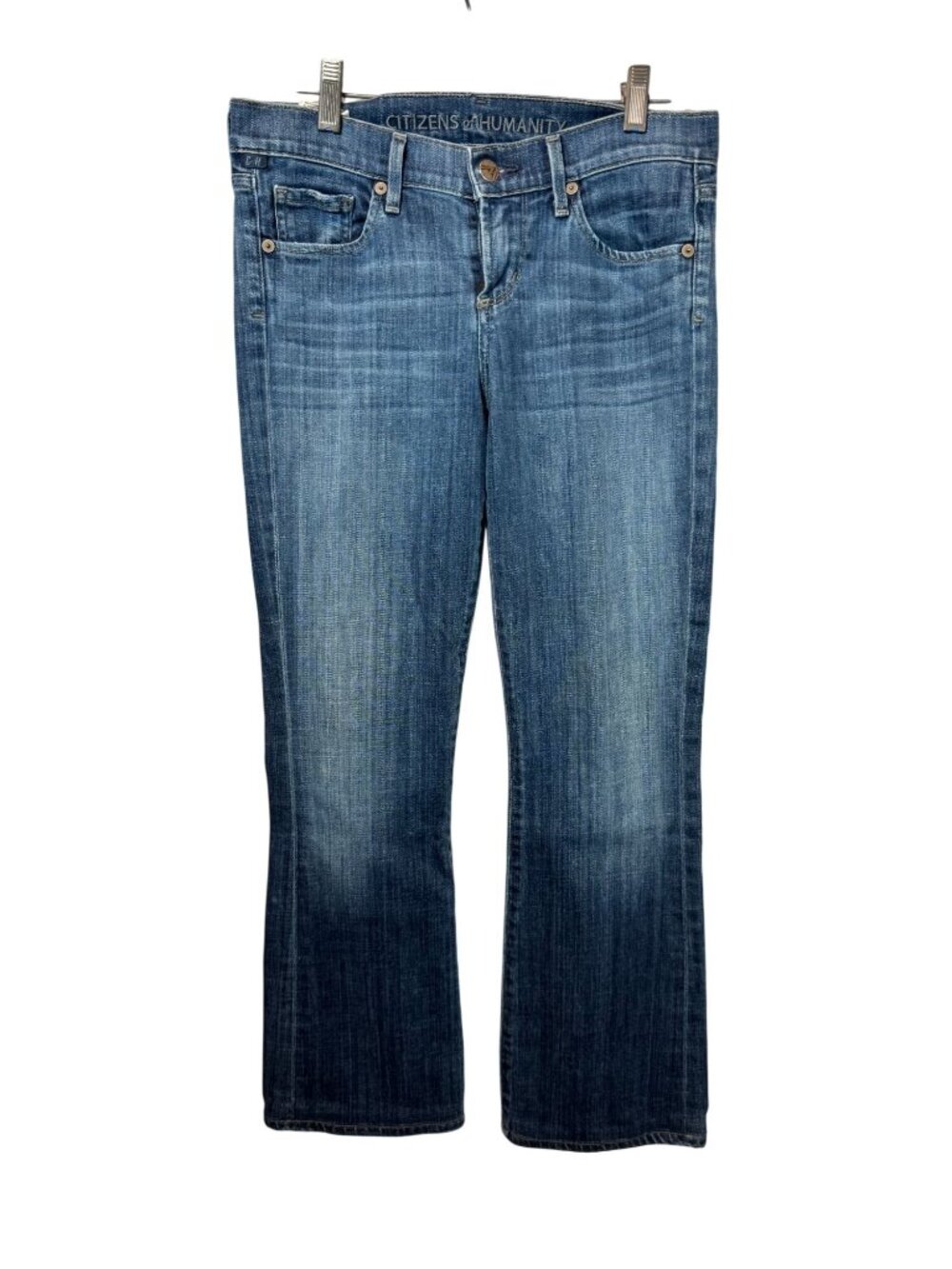 Citizens Of Humanity Dita Petite Bootcut Jeans Size 26 Blue Denim Made In USA